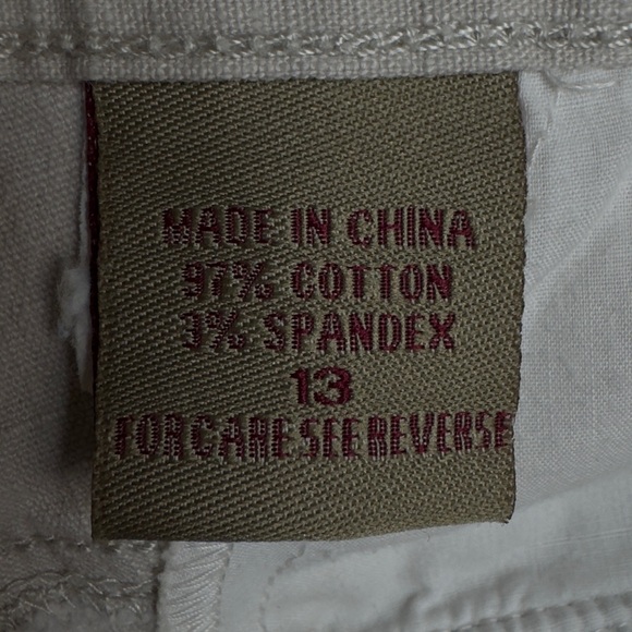 BONGO Vintage Y2K Khaki  Cargo Utility Pants Low Rise Jeans
Size 13 Juniors - Picture 4 of 5